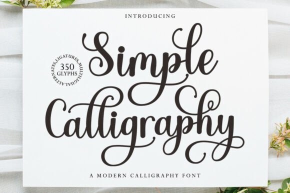 Download Simple Calligraphy - Simple Collection